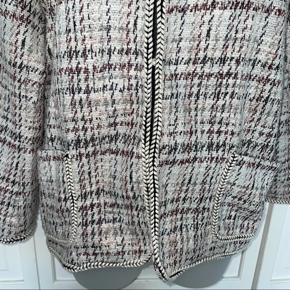 Max Studio Blazer Suit Skirt Set Plaid Career Office Business Professional Tweed - Picture 8 of 16